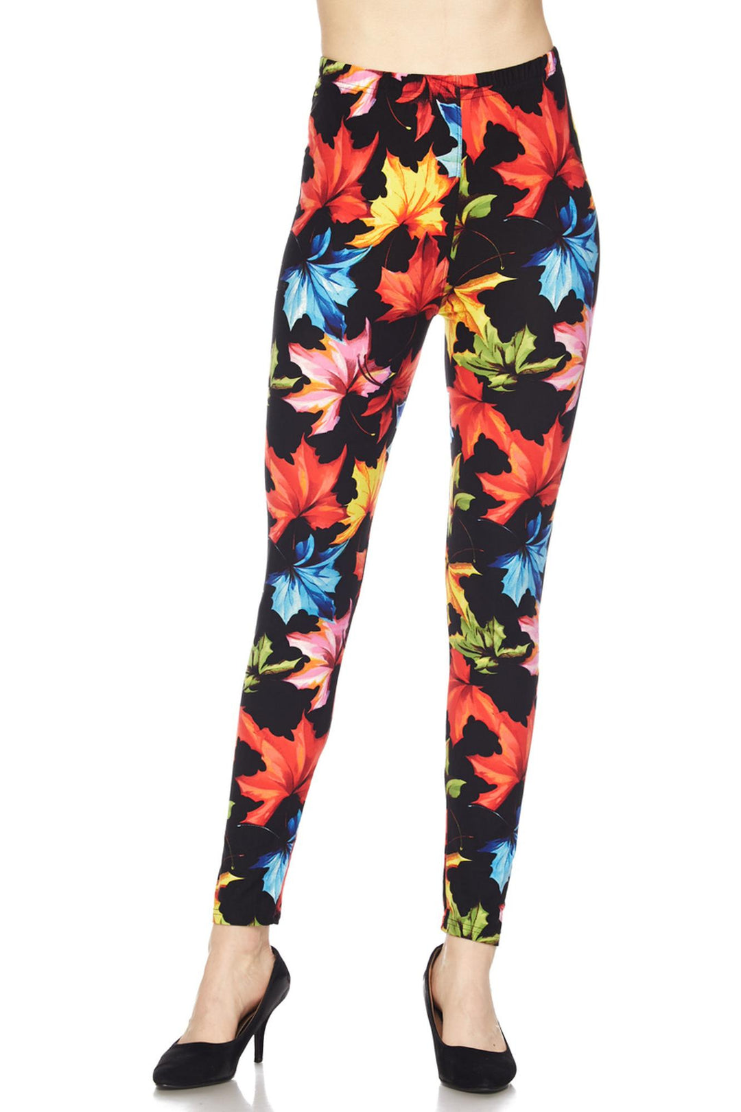 Buttery Smooth Autumn Leaves Leggings