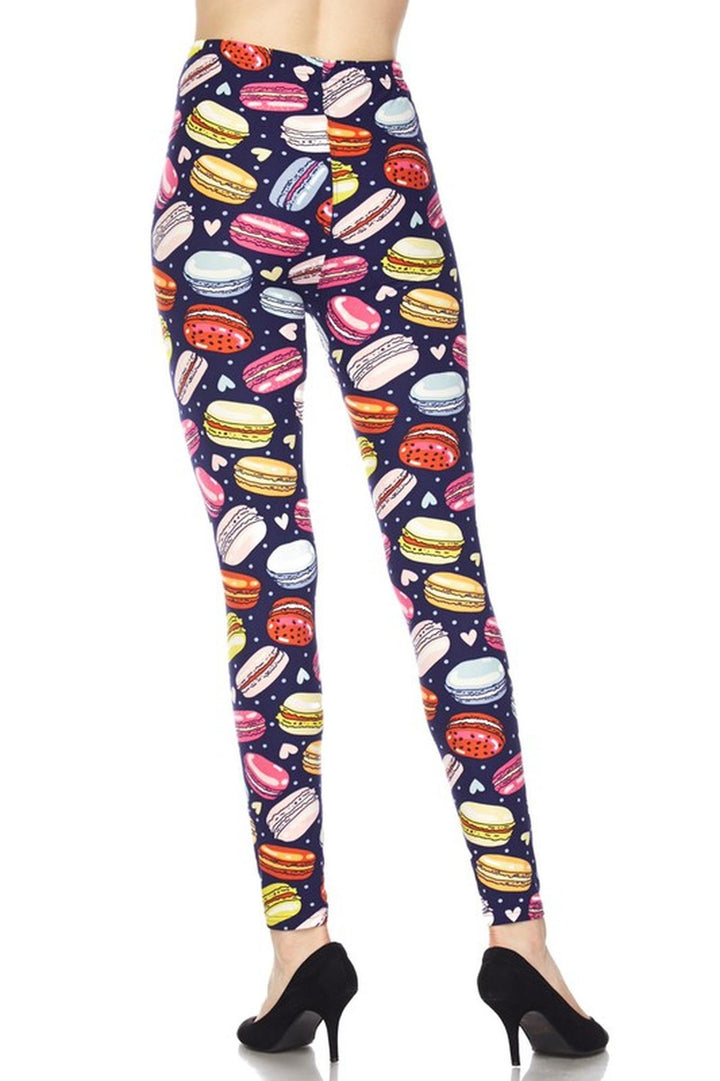 Buttery Smooth Colorful Macarons Leggings
