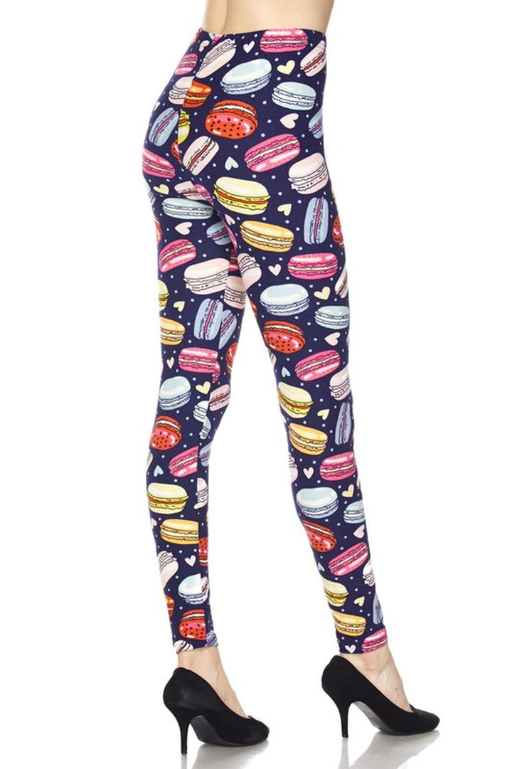 Buttery Smooth Colorful Macarons Leggings