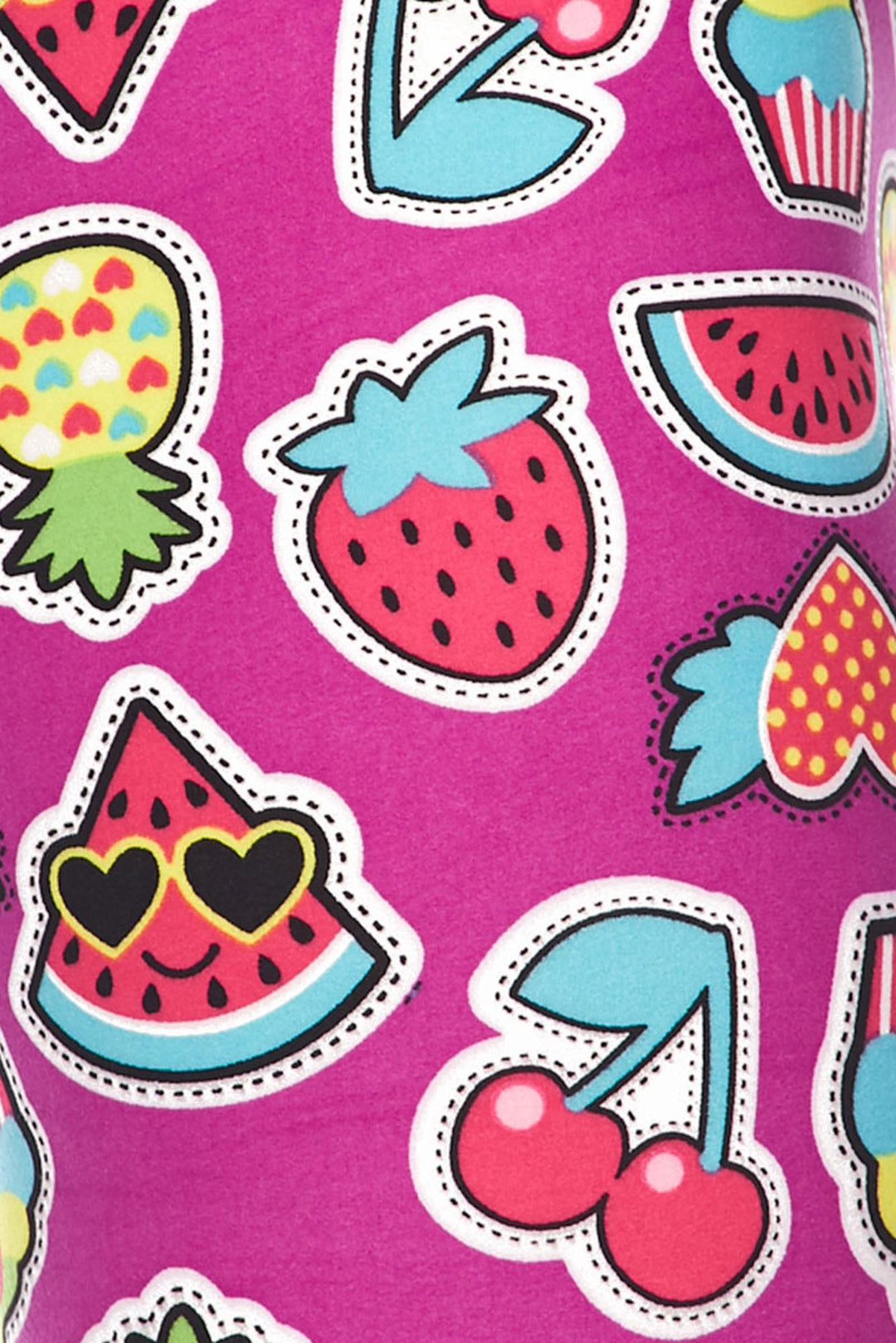 Buttery Smooth  Cartoon Fruit Leggings