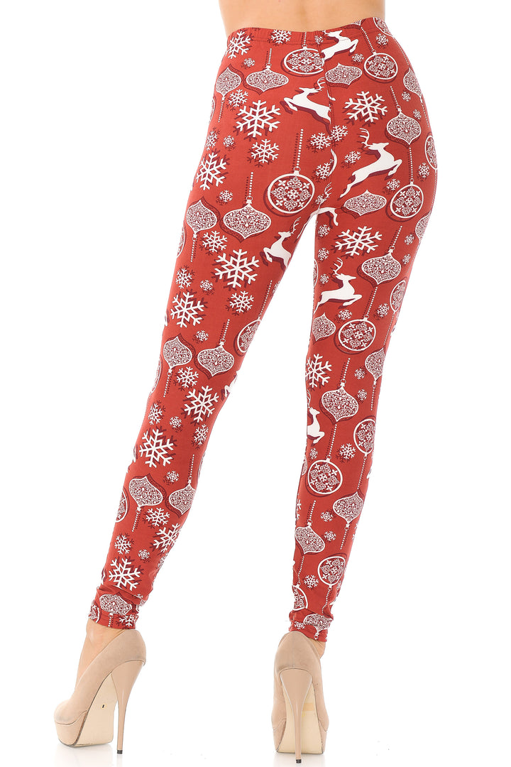Buttery Smooth Jumping Reindeer Leggings