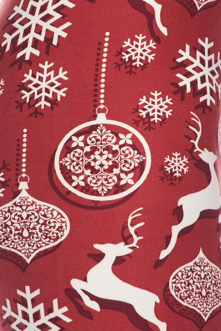 Buttery Smooth Jumping Reindeer Leggings