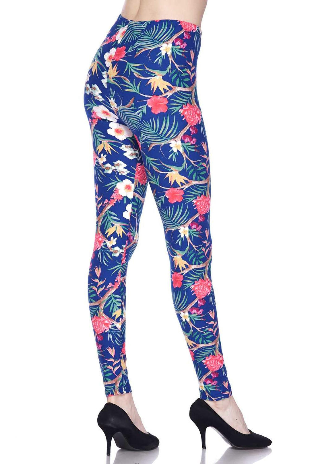 Buttery Smooth Elegant Flowing Floral Leggings