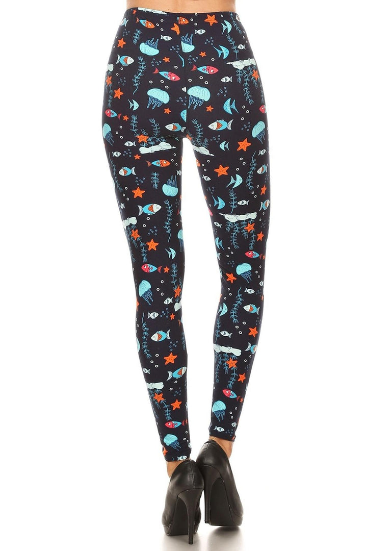 Buttery Smooth Oceans Alive Leggings