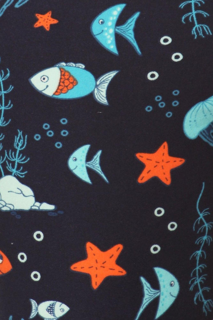 Buttery Smooth Oceans Alive Leggings