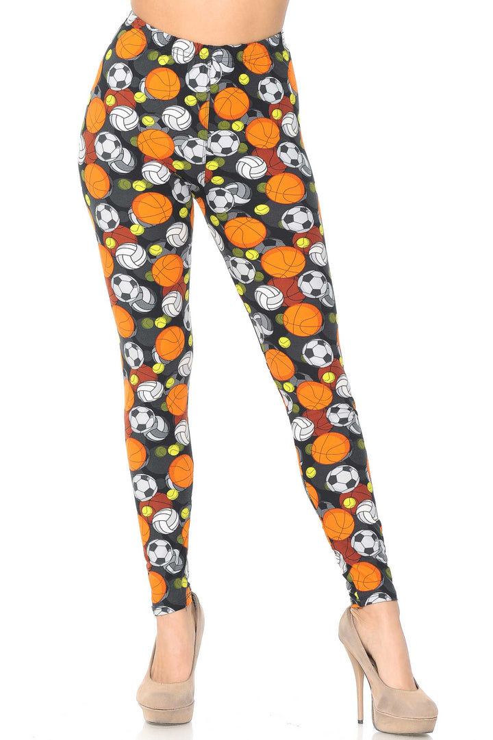 Buttery Smooth Sports Ball Leggings