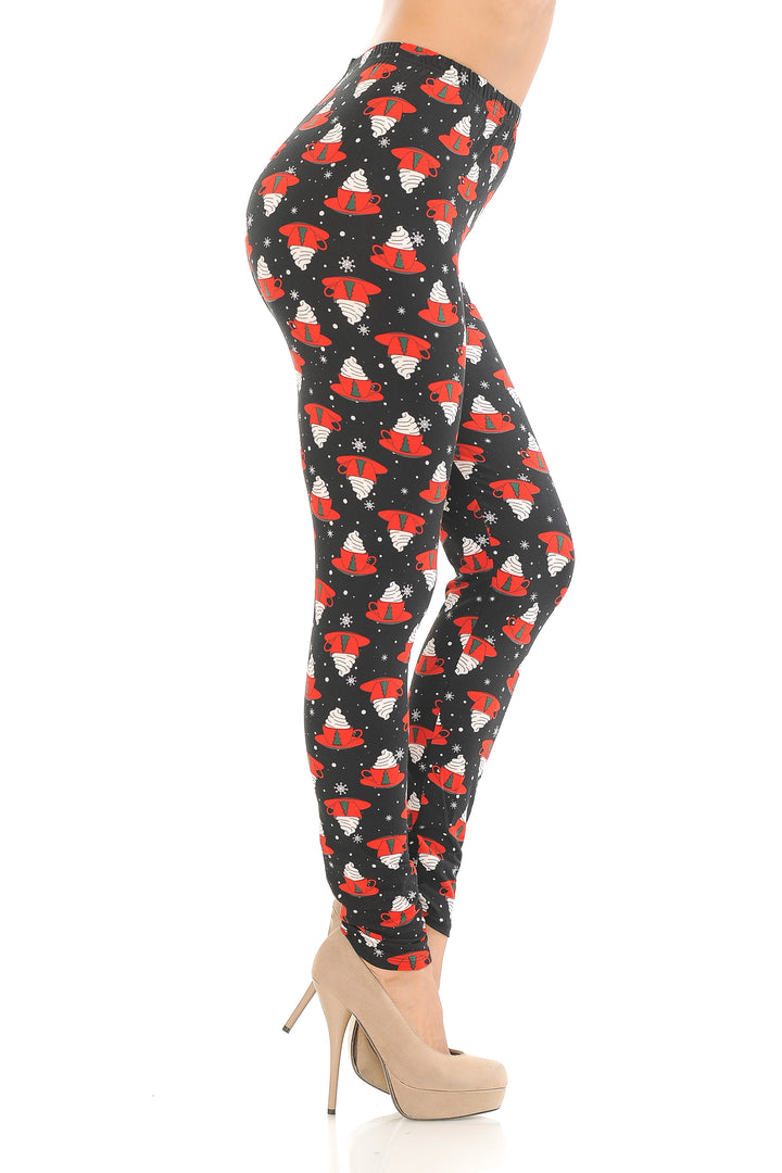 Buttery Smooth Mocha Cappuccino Christmas Leggings