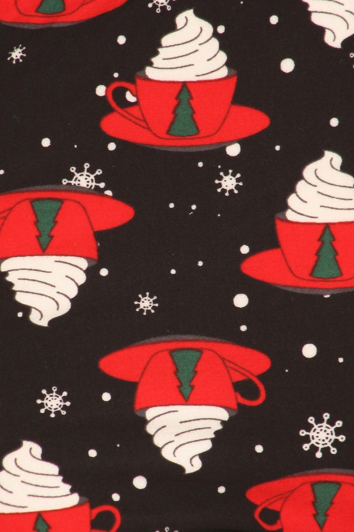 Buttery Smooth Mocha Cappuccino Christmas Leggings