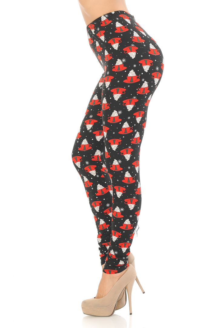 Buttery Smooth Mocha Cappuccino Christmas Leggings