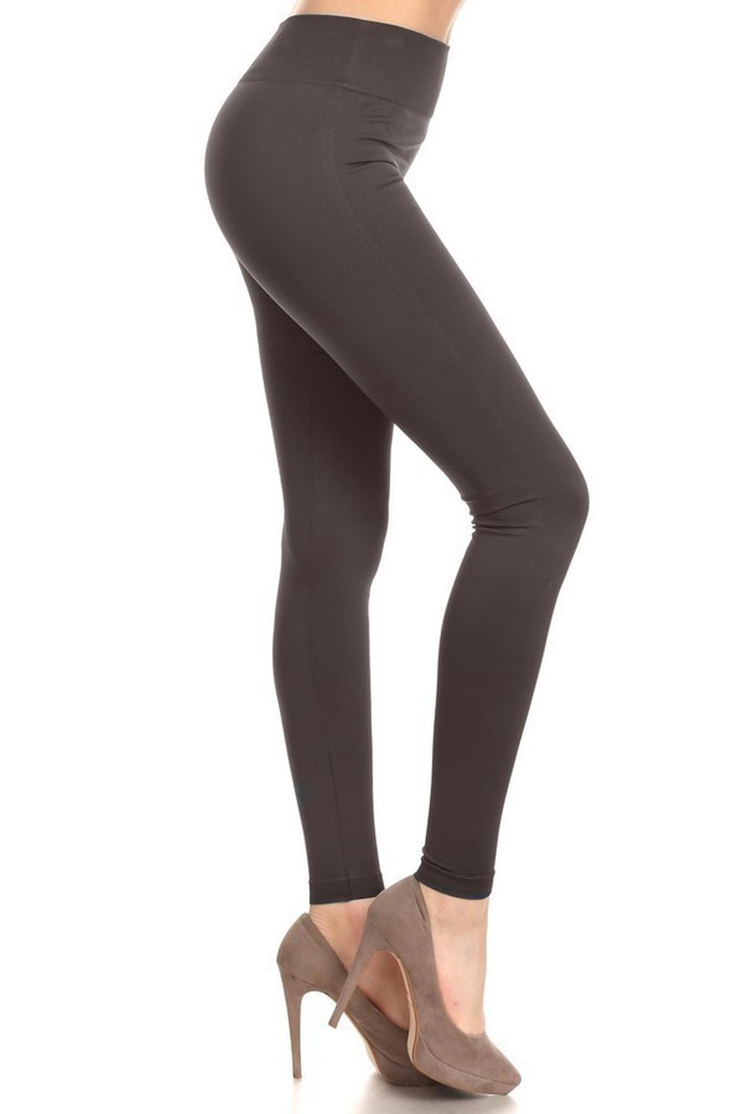 Thick Solid Basic Leggings