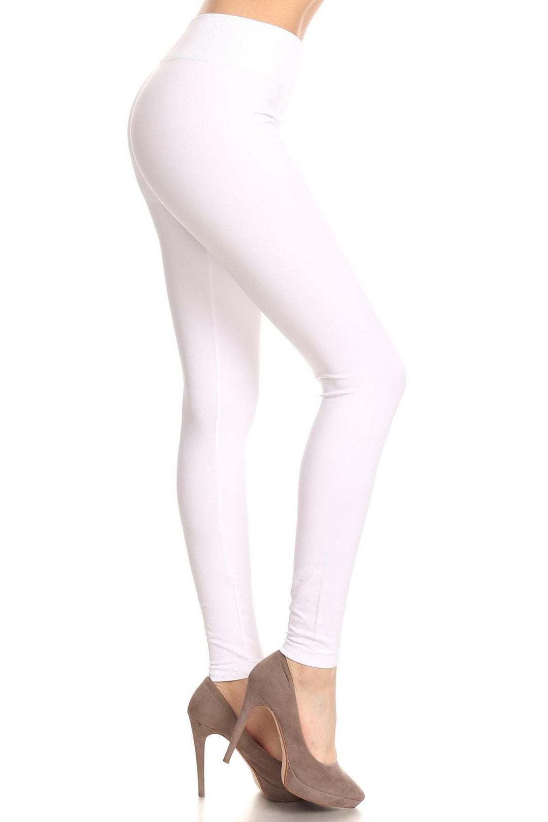 Thick Solid Basic Leggings