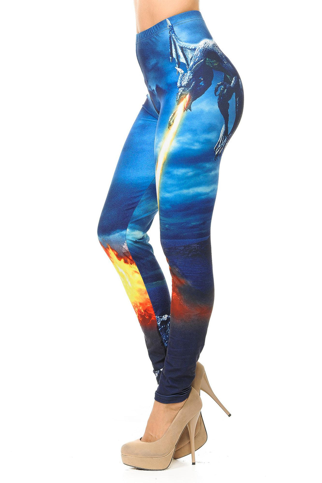Creamy Soft Dragon Rage Leggings