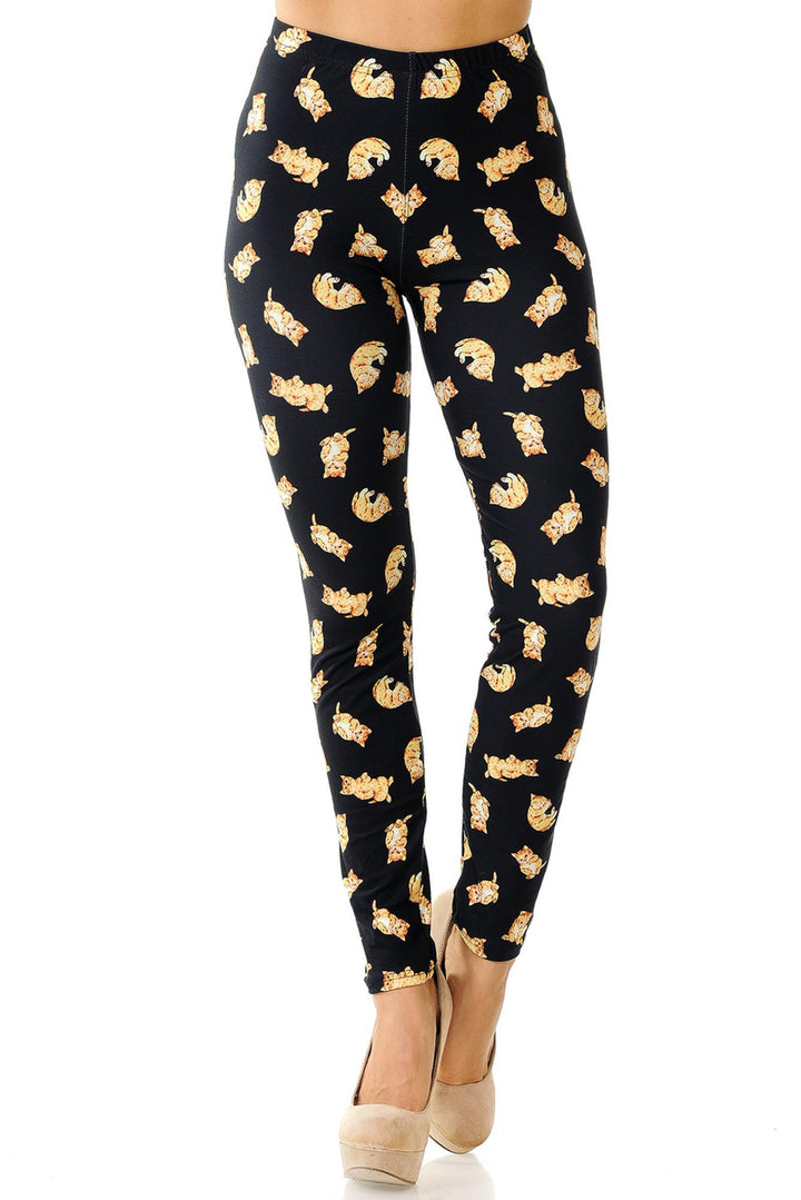 Creamy Soft Playful Kitty Cats Leggings