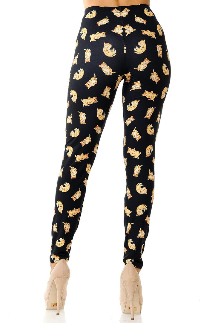 Creamy Soft Playful Kitty Cats Leggings