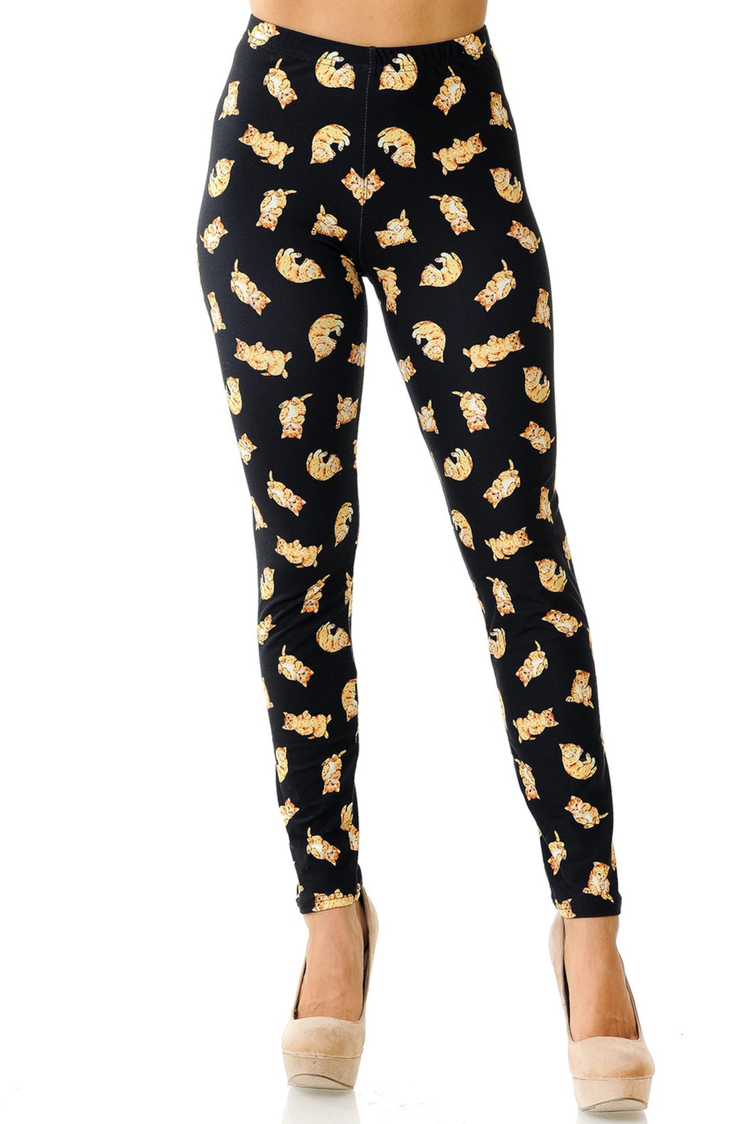 Creamy Soft Playful Kitty Cats Leggings