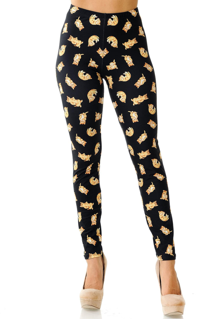 Creamy Soft Playful Kitty Cats Leggings