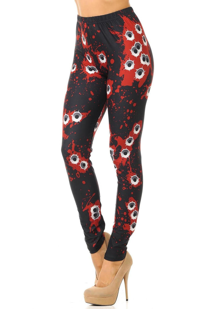 Creamy Soft Drive By Shooting Leggings