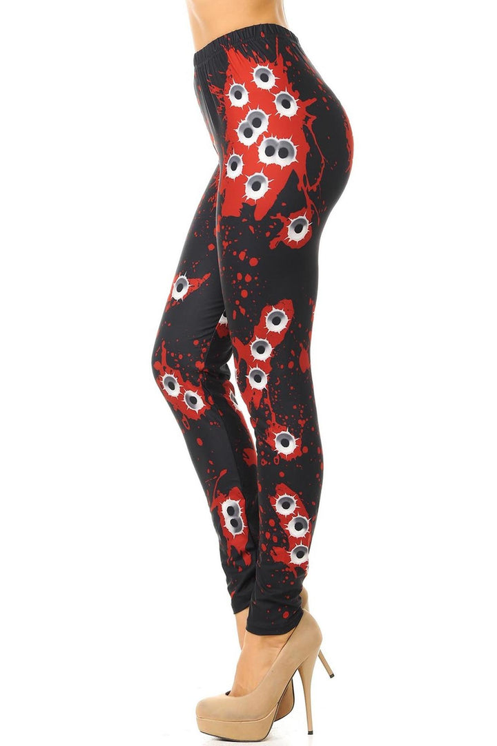 Creamy Soft Drive By Shooting Leggings