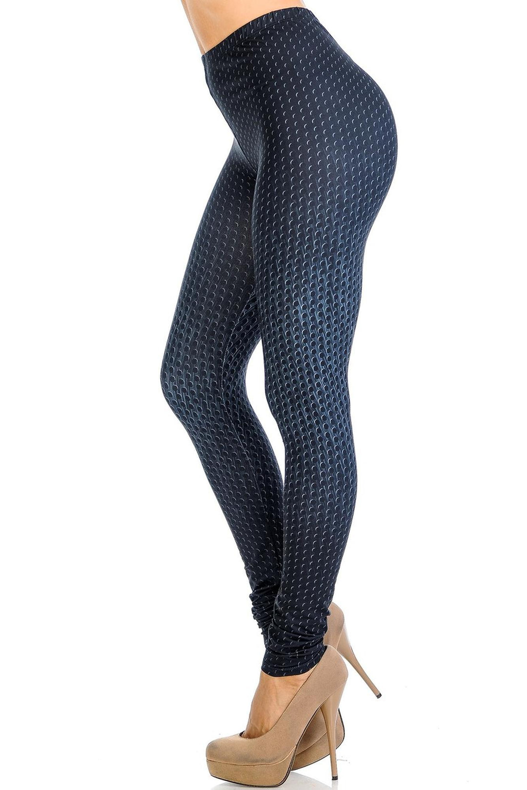 Creamy Soft Textured Dots Leggings - Signature Collection