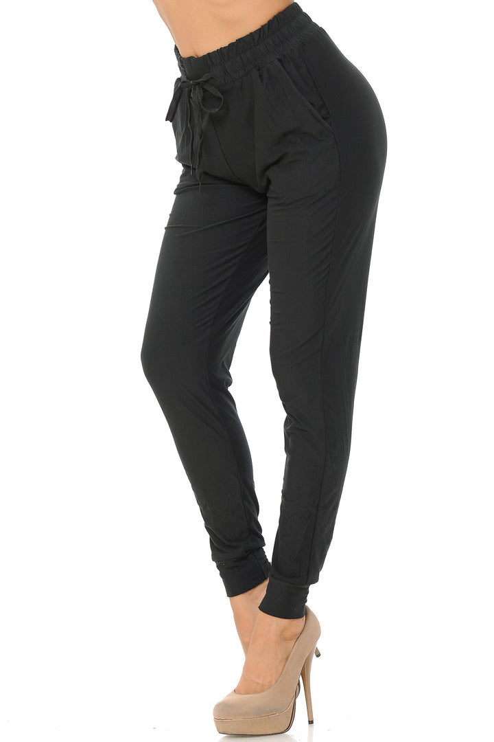 Buttery Soft Solid Basic Women's Joggers - EEVEE