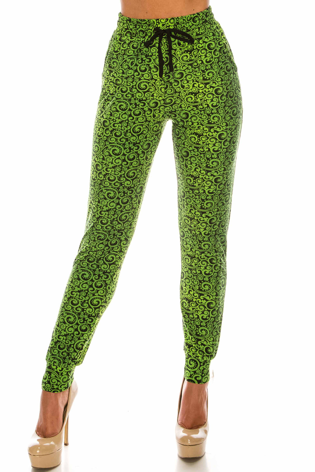 Buttery Soft Green Irish Vine Joggers - LIMITED EDITION