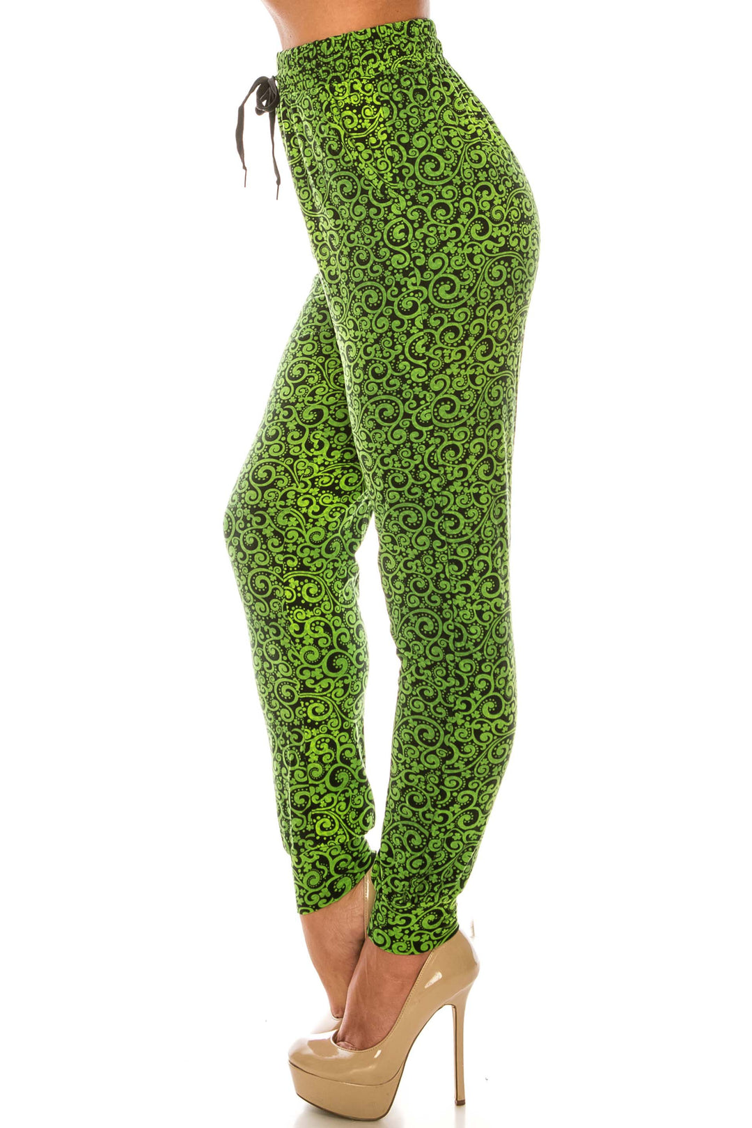 Buttery Soft Green Irish Vine Joggers - LIMITED EDITION