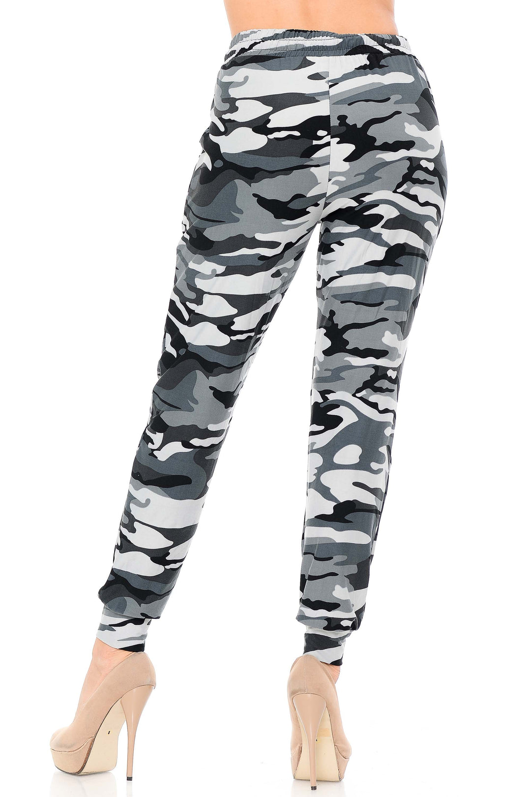 Buttery Soft Charcoal Camouflage Joggers