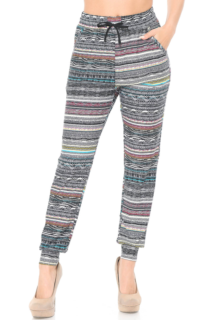 Buttery Soft Tribal Cascade Joggers