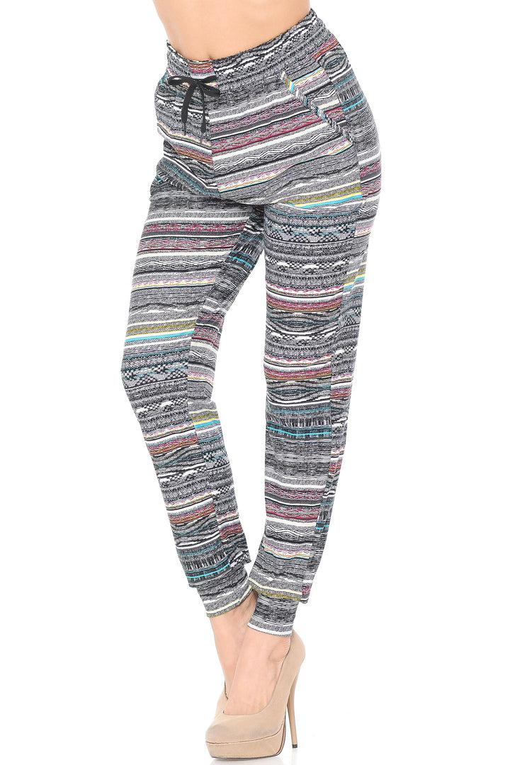 Buttery Soft Tribal Cascade Joggers