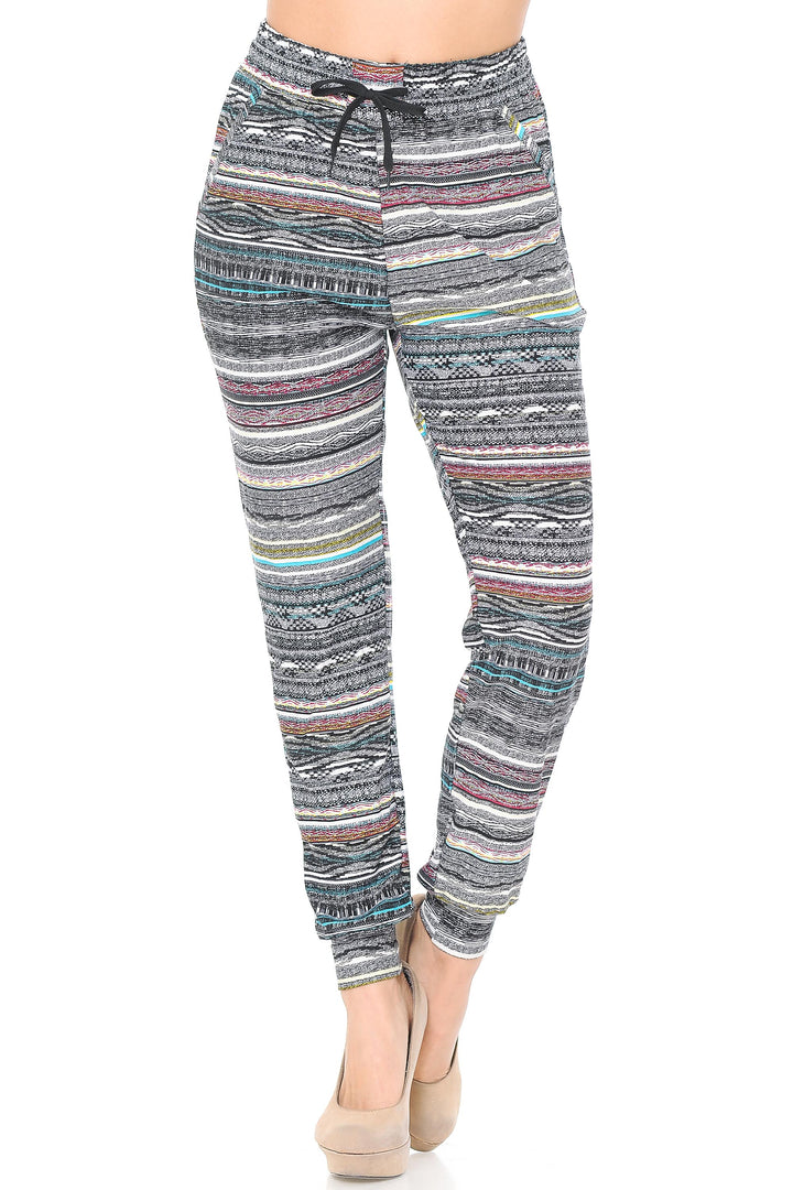 Buttery Soft Tribal Cascade Joggers