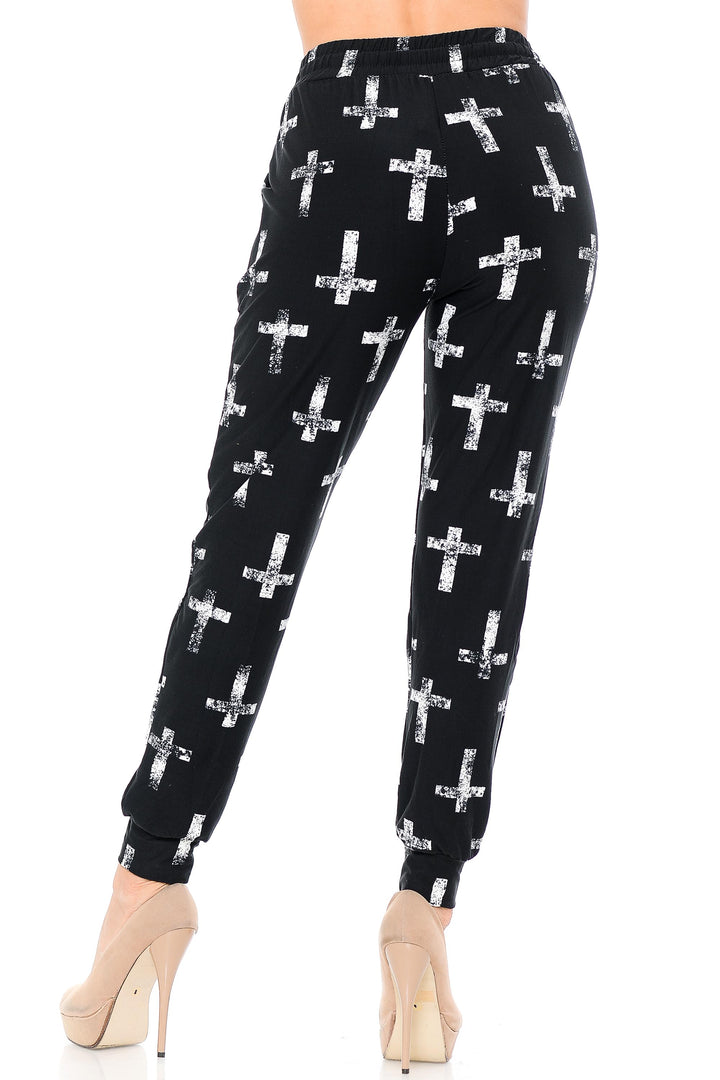 Buttery Soft Faded Cross Joggers
