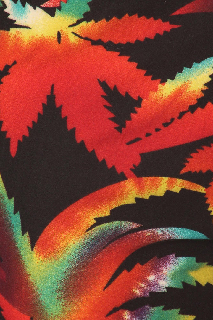 Buttery Soft Rainbow Marijuana Joggers