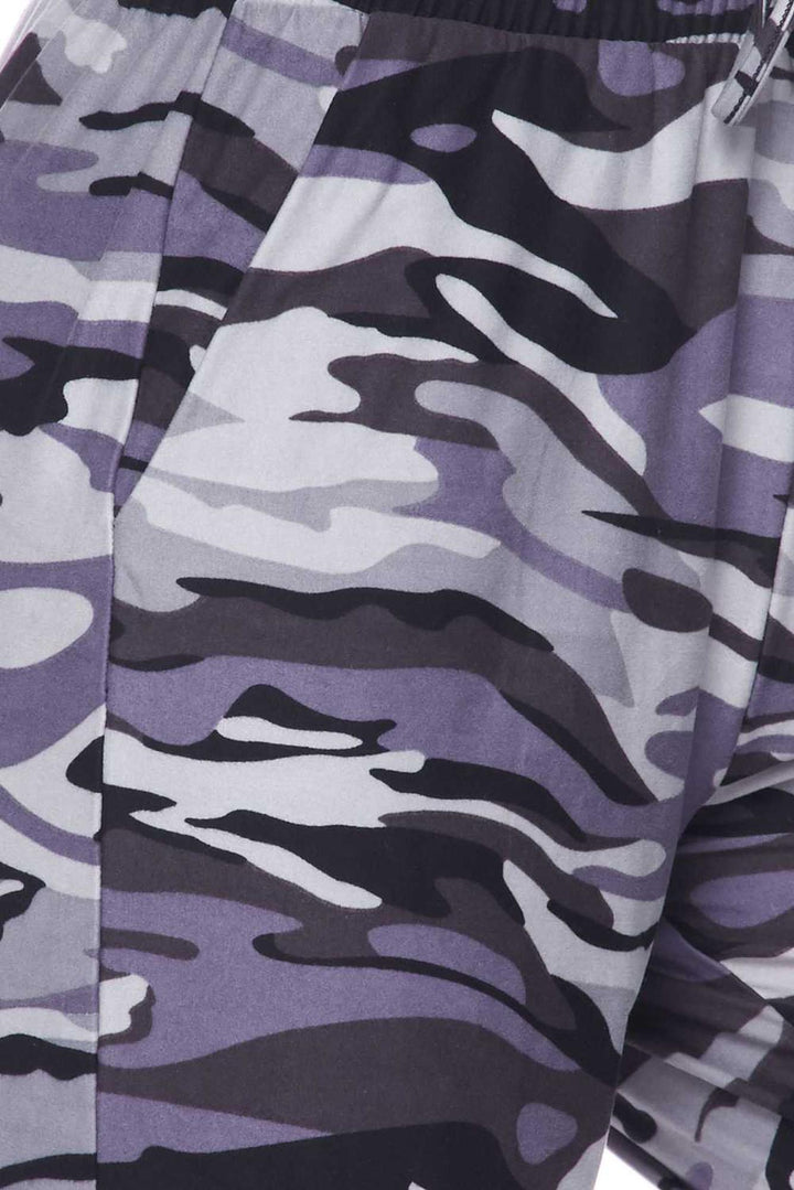 Buttery Soft Charcoal Camouflage Cargo Joggers - New Mix