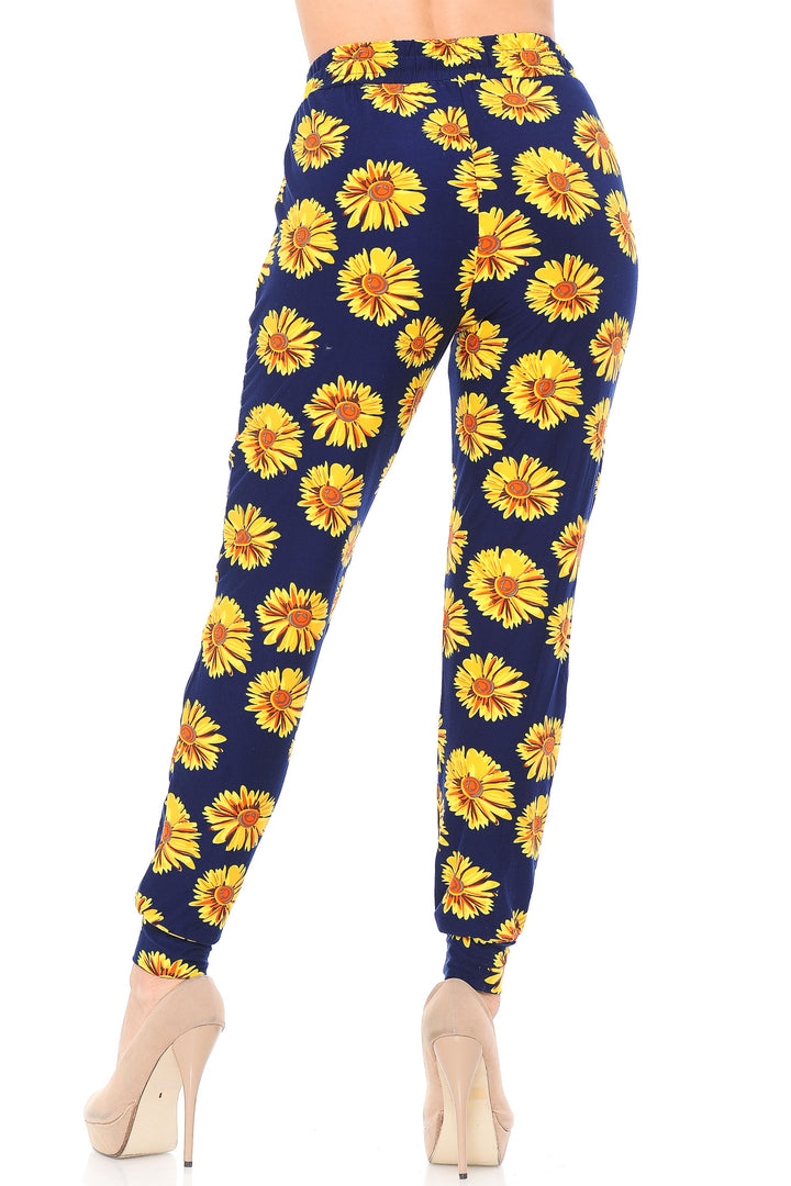 Buttery Soft Summer Daisy Joggers
