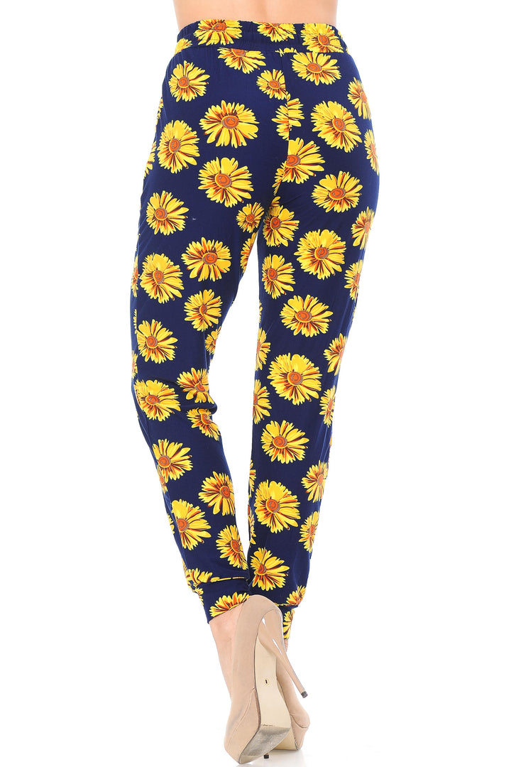 Buttery Soft Summer Daisy Joggers