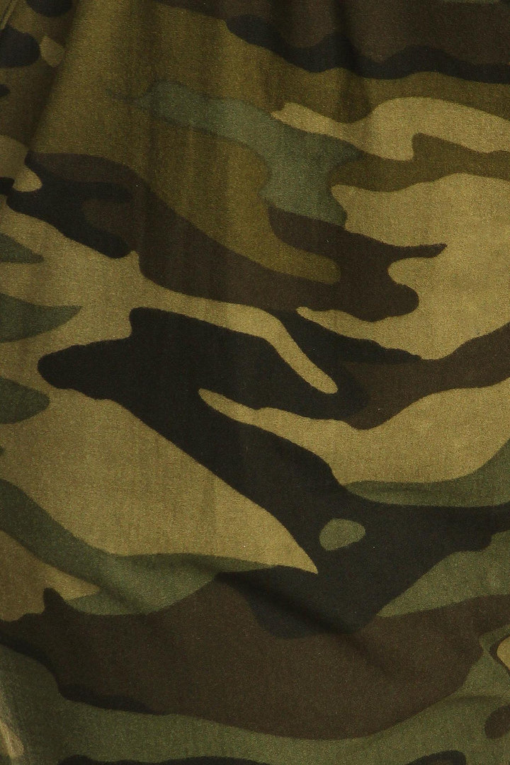 Buttery Soft Olive Camouflage Joggers - EEVEE