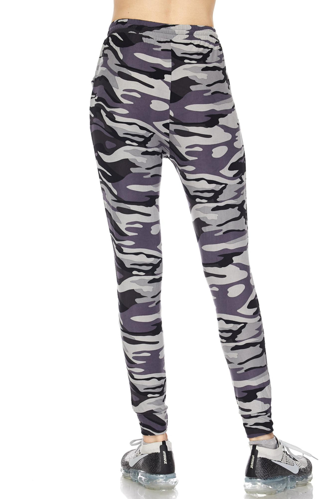 Buttery Soft Gray Camouflage Joggers