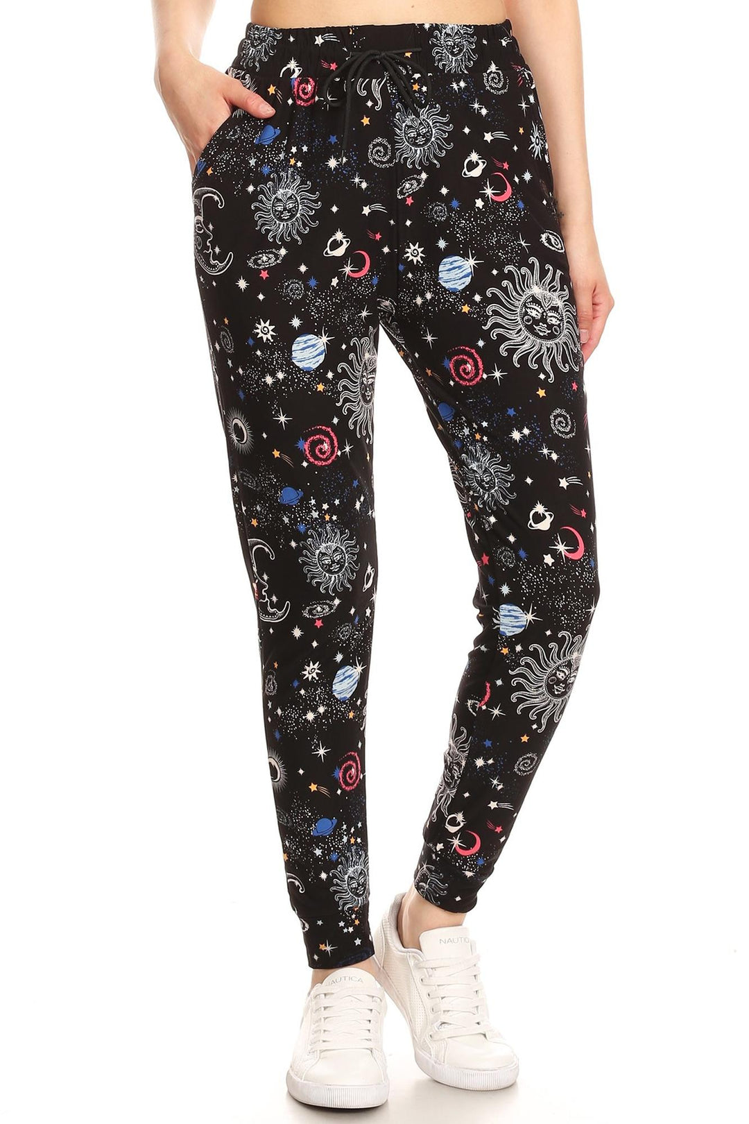 Buttery Soft Astrological Galaxy Plus Size Joggers