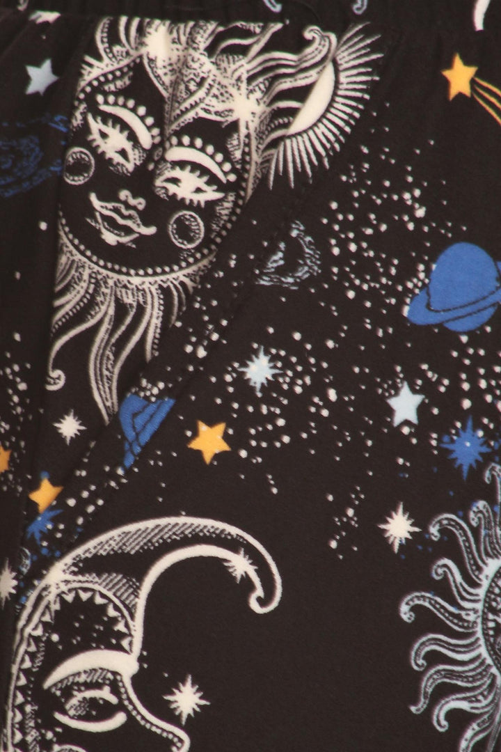 Buttery Soft Astrological Galaxy Plus Size Joggers