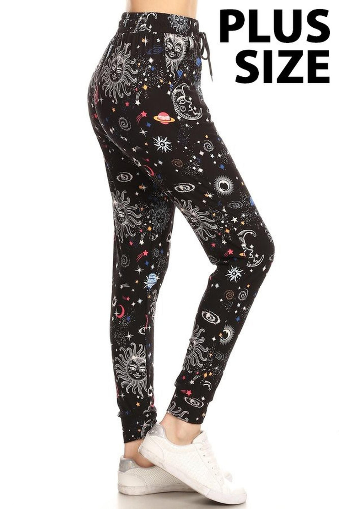 Buttery Soft Astrological Galaxy Plus Size Joggers