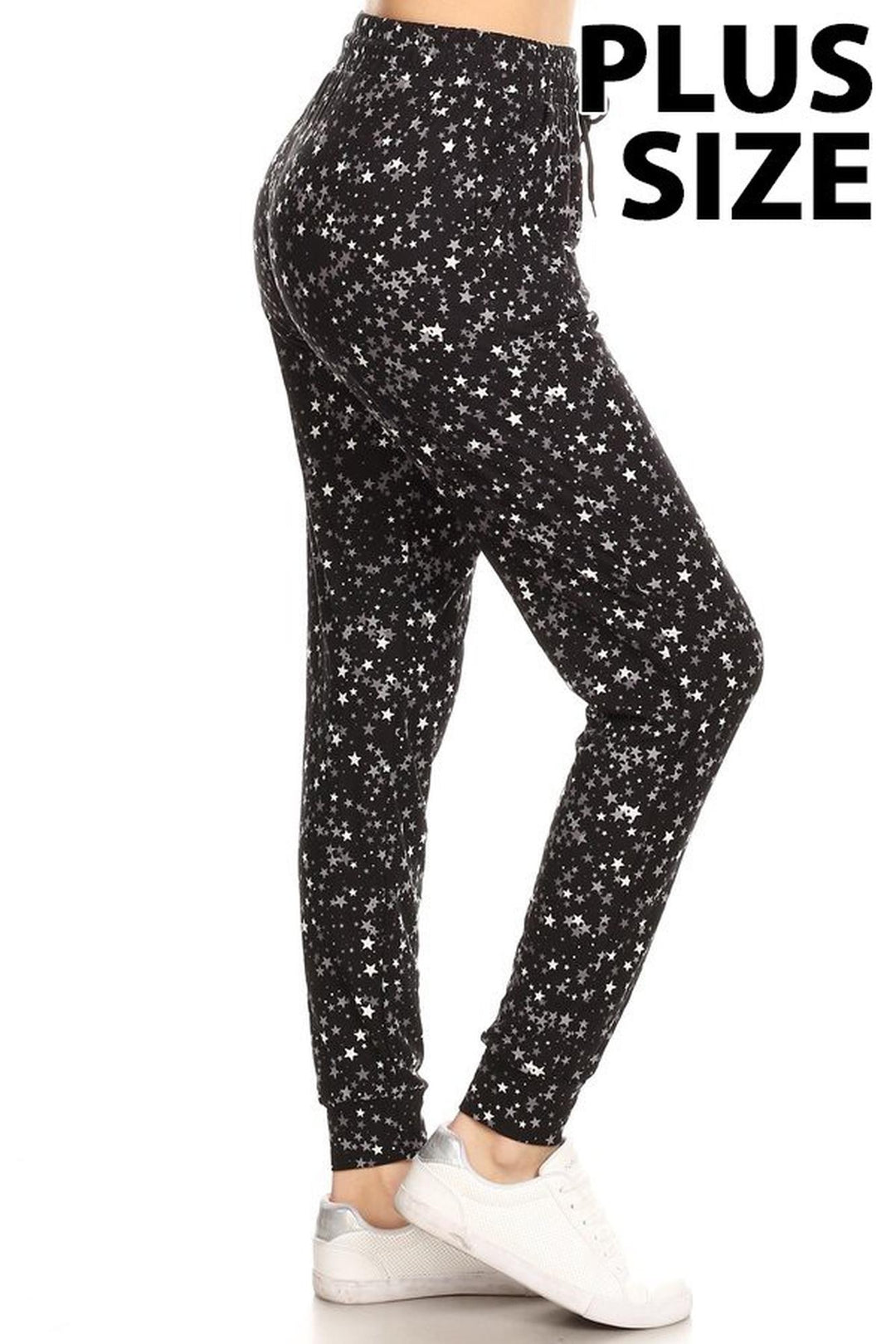 Buttery Soft Mini Star Plus Size Joggers