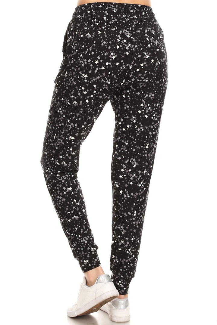 Buttery Soft Mini Star Plus Size Joggers