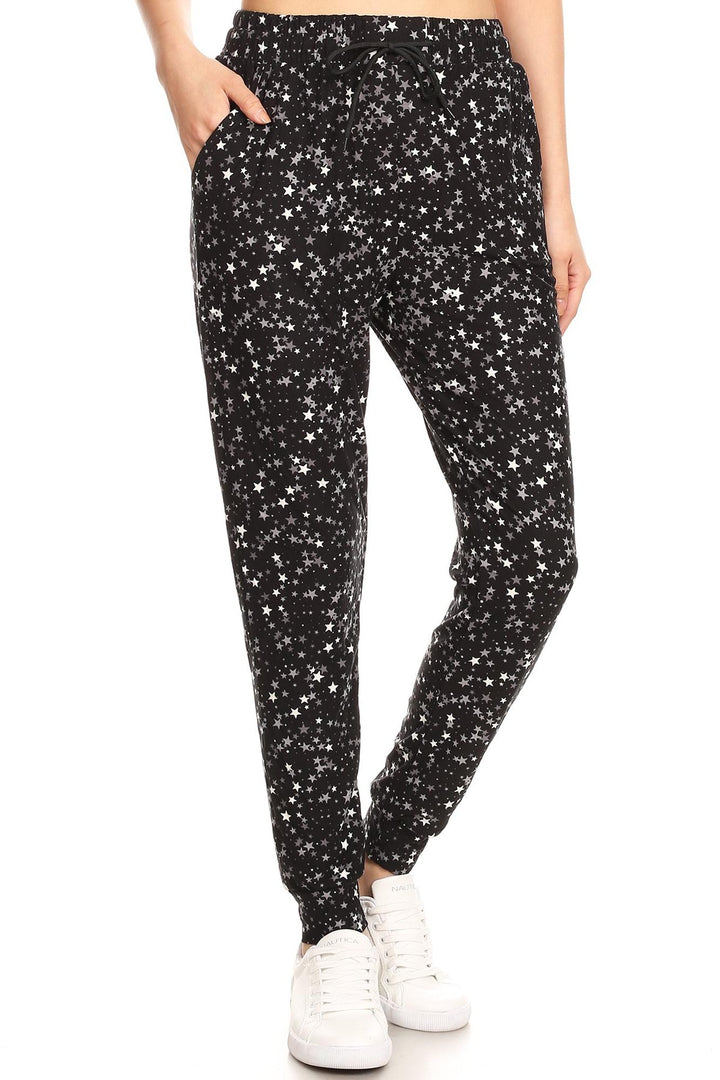 Buttery Soft Mini Star Plus Size Joggers