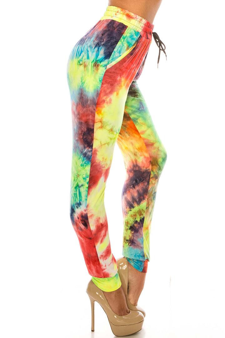 Buttery Soft Colorful Summer Tie Dye Joggers
