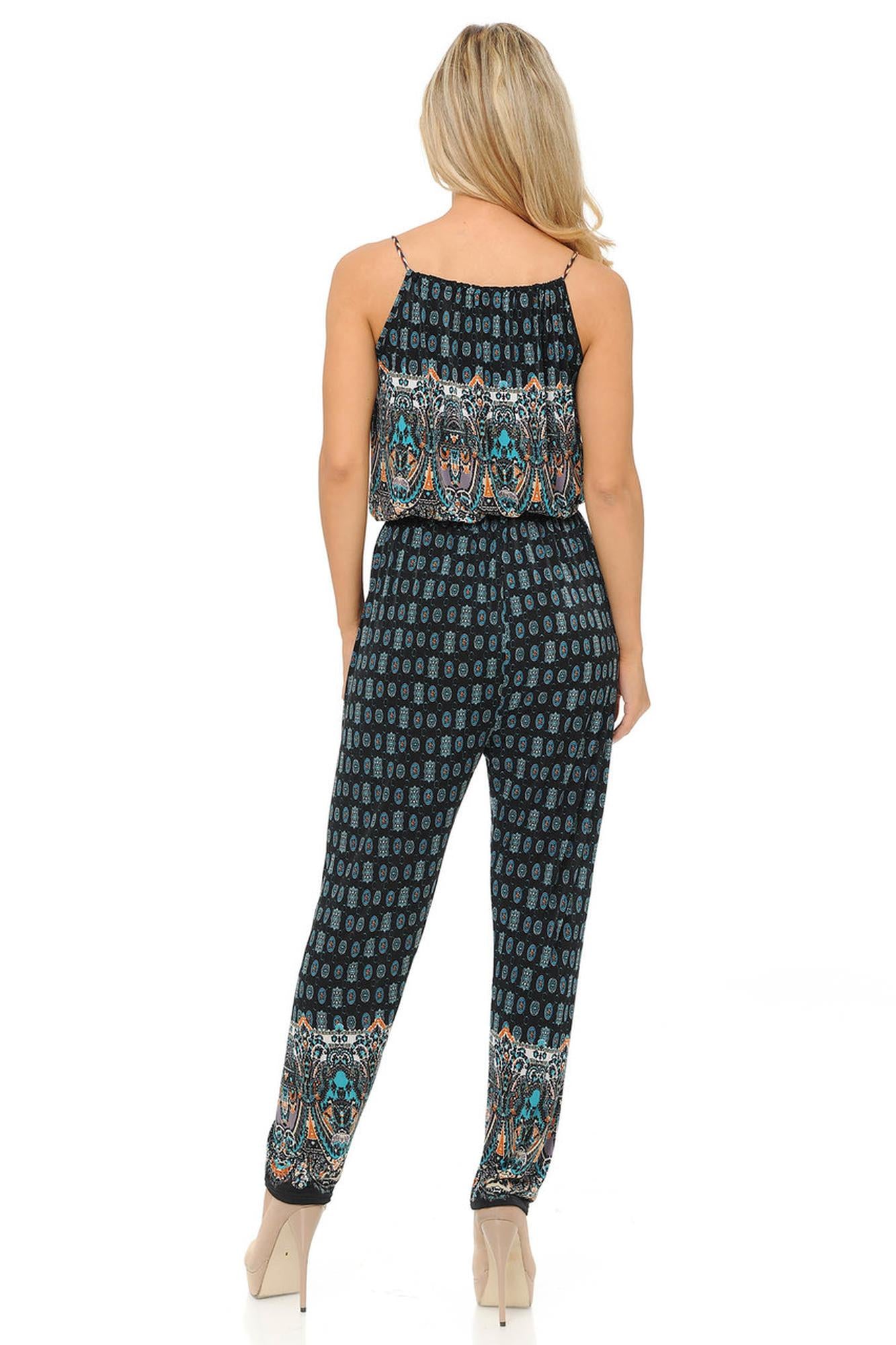 Fashion Casual Tasty Teal Summer Jumpsuit