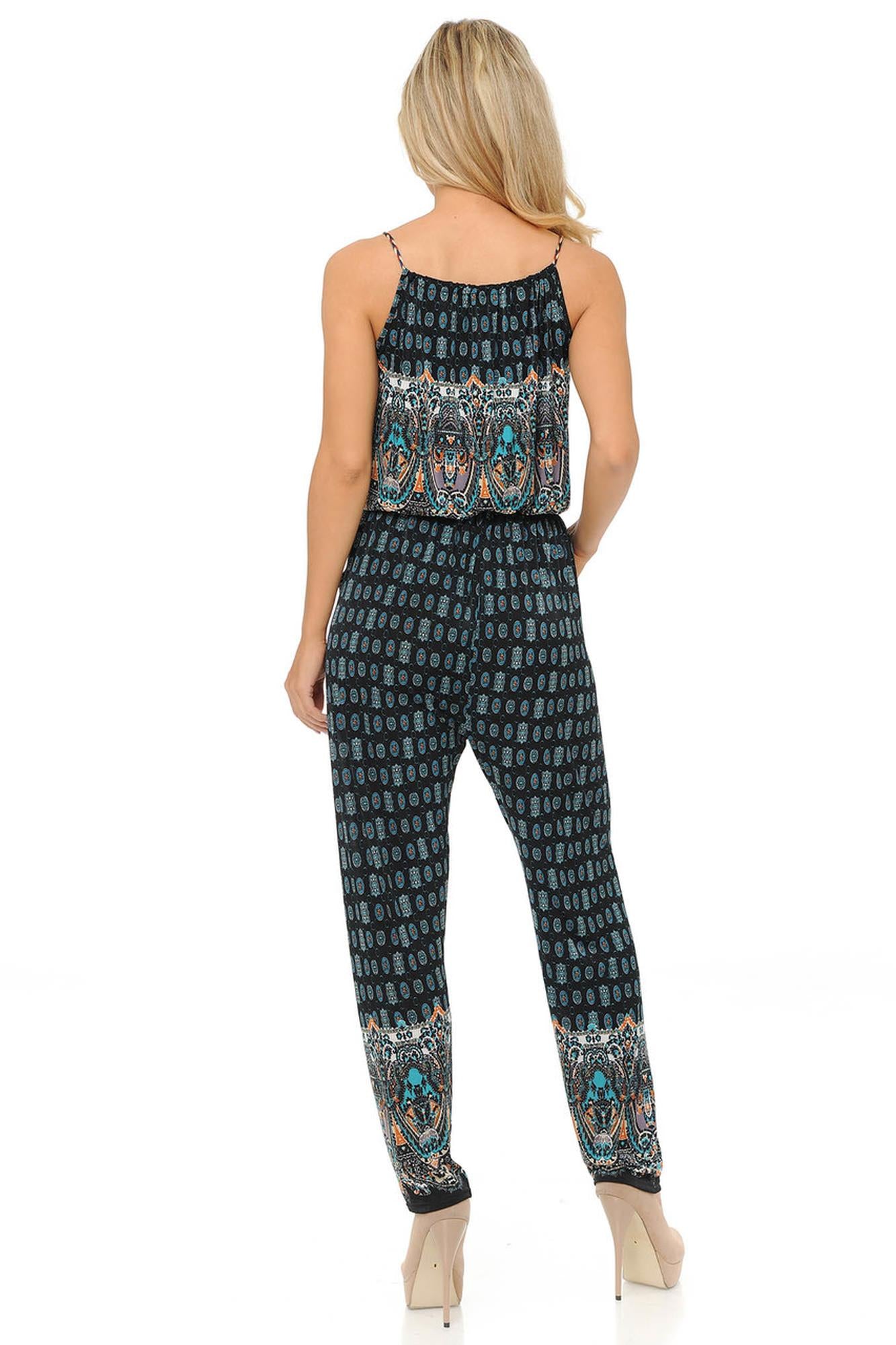 Fashion Casual Tasty Teal Summer Jumpsuit