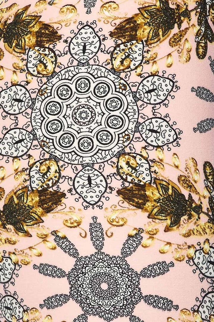 Buttery Soft Gorgeous Pink Motif Kids Leggings