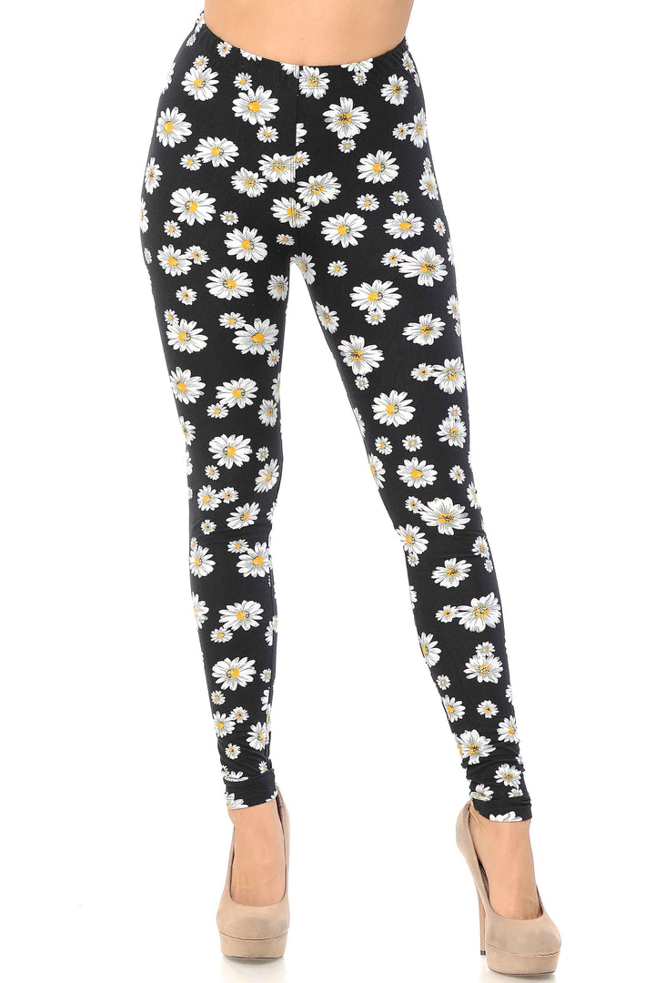 Buttery Smooth Daisy Leggings - XSmall