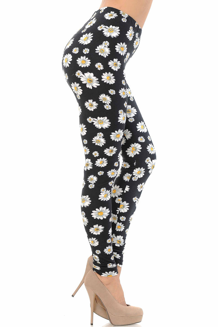 Buttery Smooth Daisy Leggings - XSmall