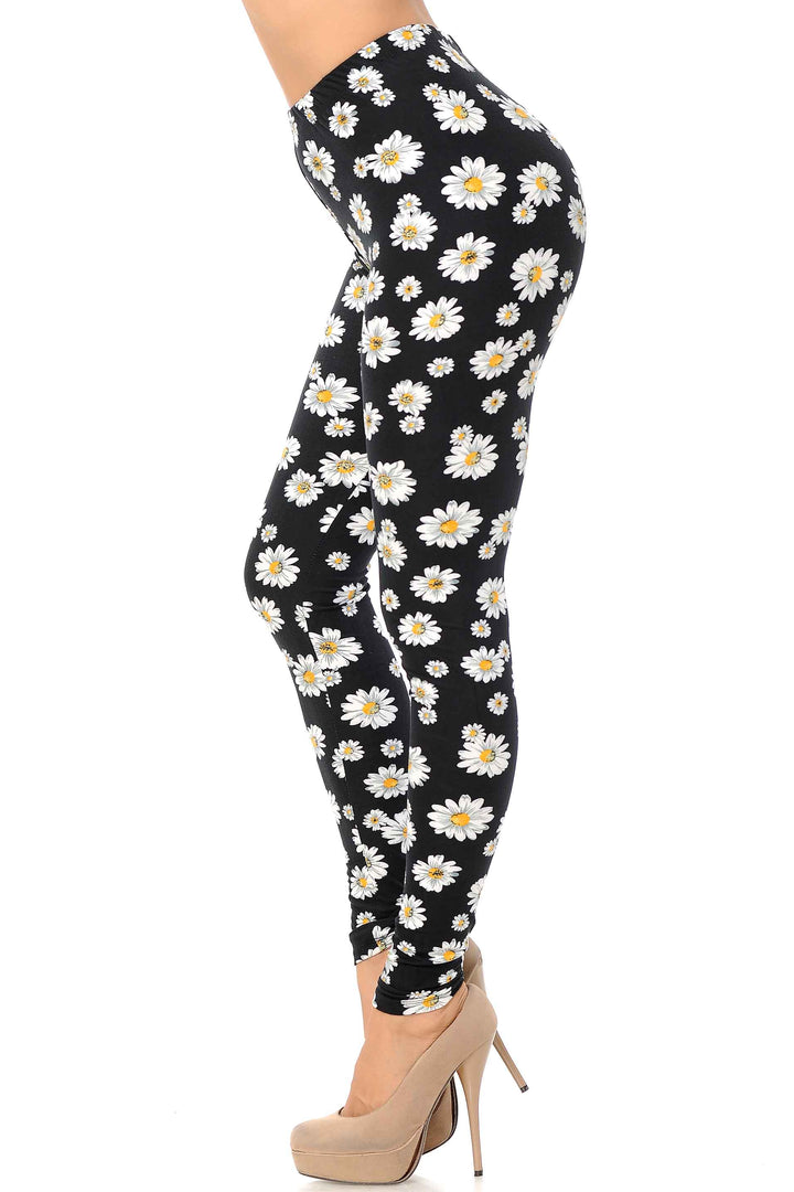 Buttery Smooth Daisy Leggings - XSmall